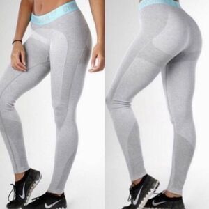 Gymshark Flex Gray Low Rise Leggings Womens Athletic Activewear Gym size XS